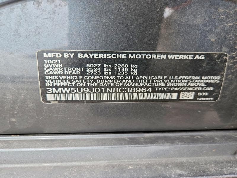 2022 BMW M340XI 13