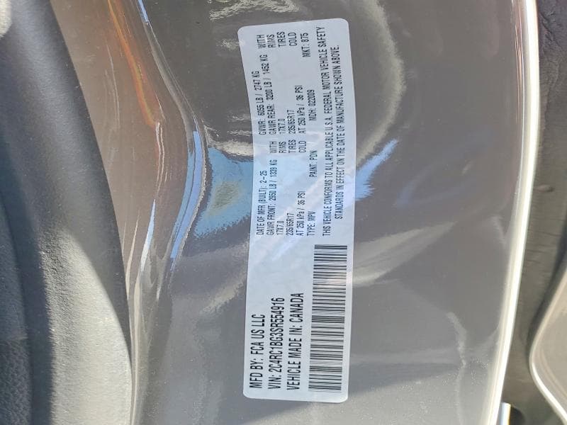 2025 CHRYSLER PACIFICA SELECT 13