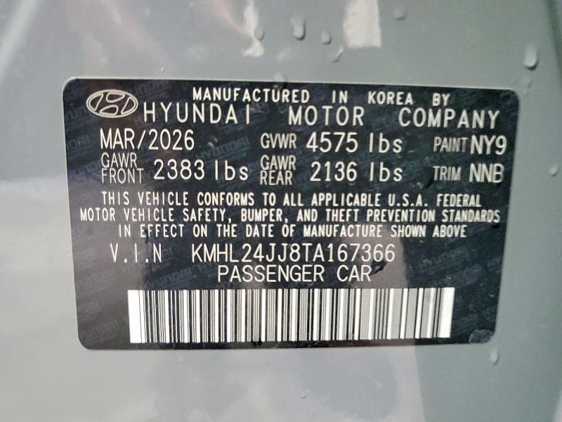 2026 HYUNDAI SONATA HYBRID BLUE 12