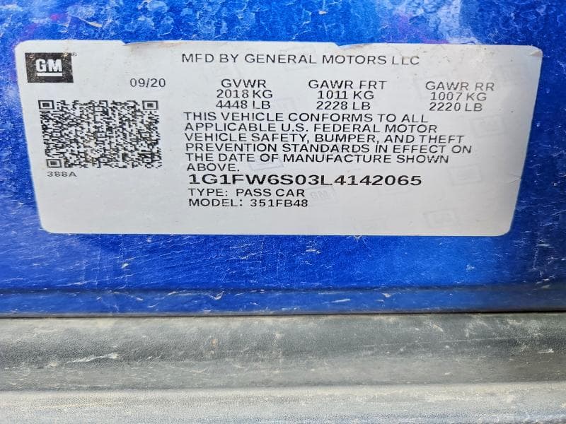 2020 CHEVROLET BOLT EV LT 13