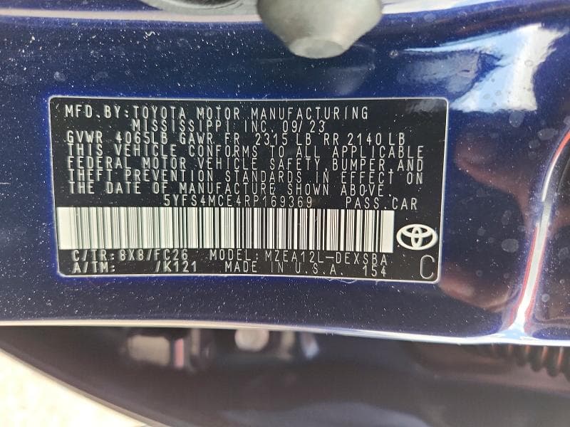 2024 TOYOTA COROLLA SE 12