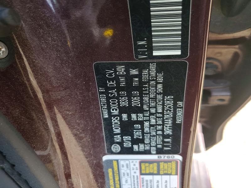 2018 KIA FORTE LX 12
