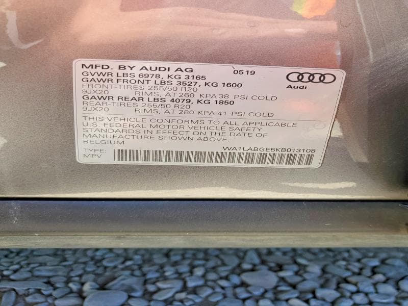 2019 AUDI E-TRON PREMIUM PLUS 13