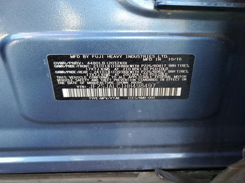 2017 SUBARU FORESTER 2.5I LIMITED 13
