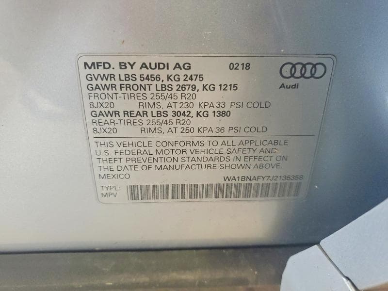 2018 AUDI Q5 PREMIUM PLUS 13