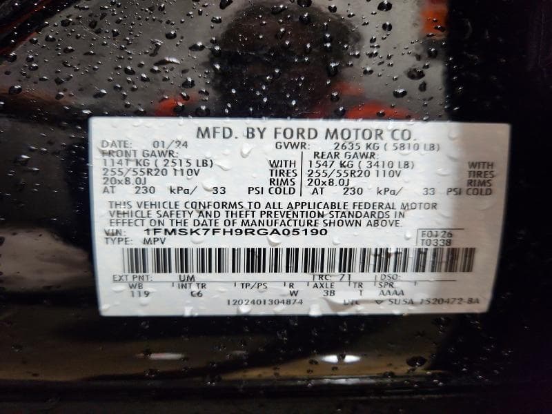 2024 FORD EXPLORER LIMITED 13