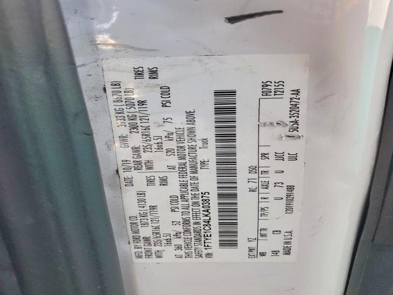 2020 FORD TRANSIT T-150 13