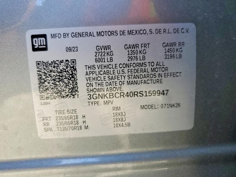 2024 CHEVROLET BLAZER 2LT 14