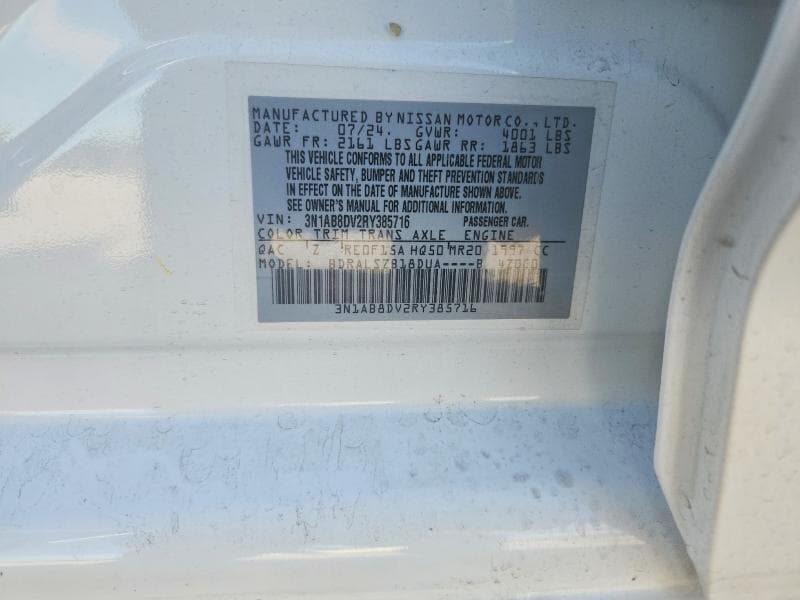 2024 NISSAN SENTRA SR 12