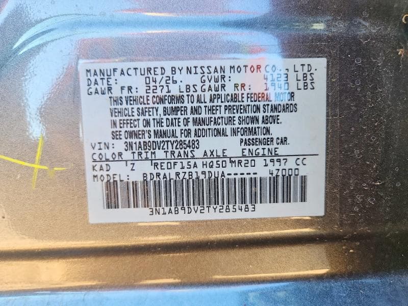 2026 NISSAN SENTRA SR 13