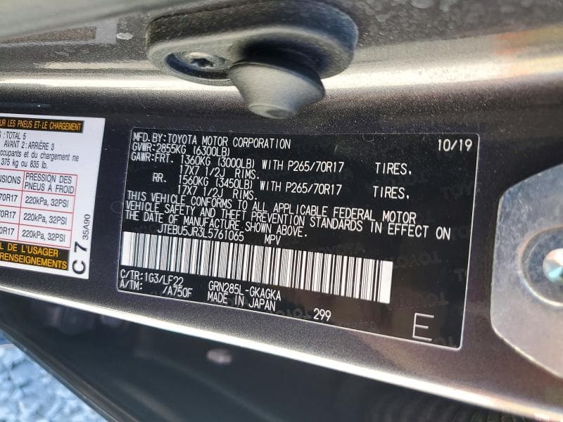 2020 TOYOTA 4RUNNER TRD PRO 13