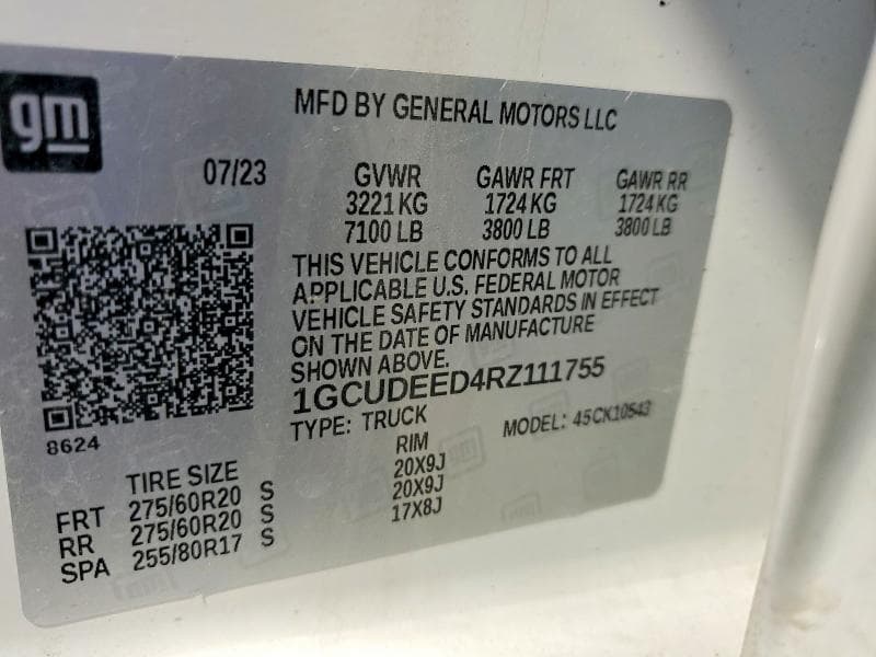 2024 CHEVROLET SILVERADO K1500 RST 12