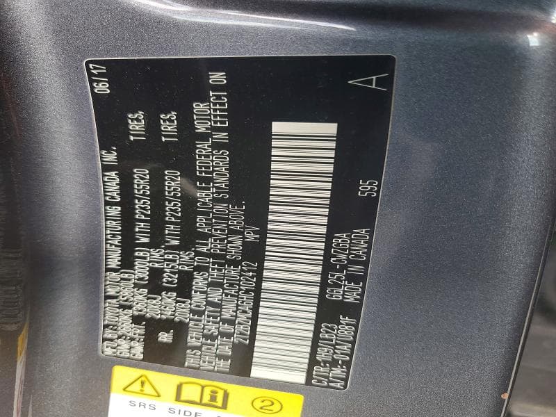 2017 LEXUS RX 350 BASE 13