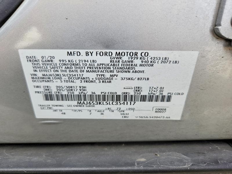 2020 FORD ECOSPORT TITANIUM 13