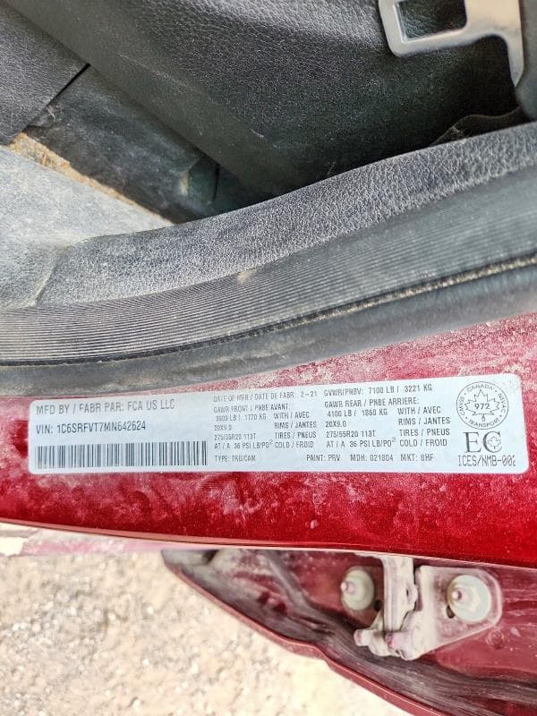 2021 RAM 1500 SPORT 12