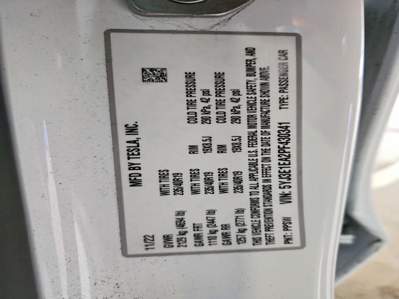 2023 TESLA MODEL 3 12