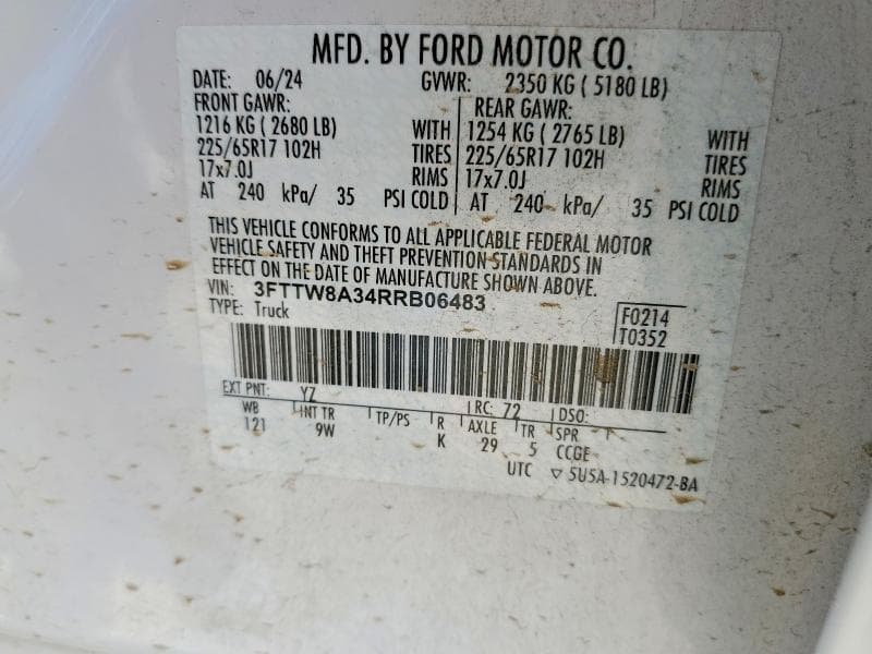 2024 FORD MAVERICK XL 13