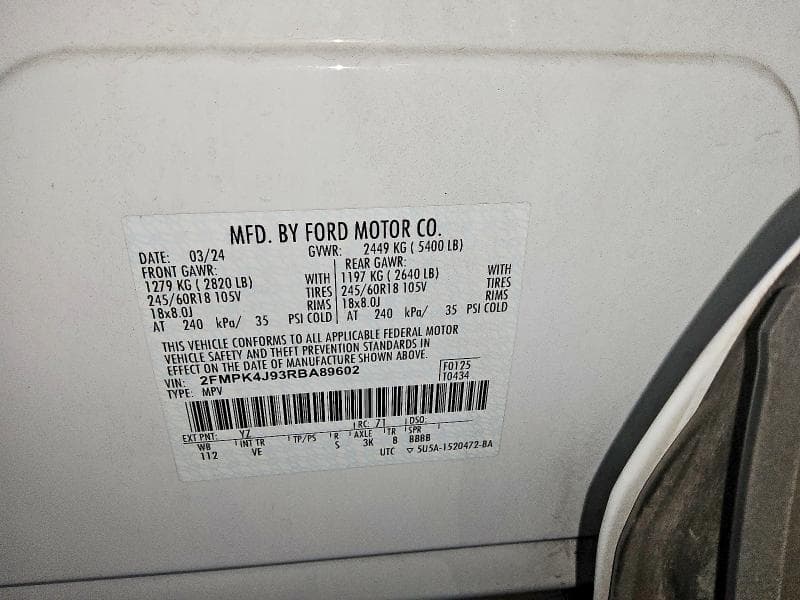 2024 FORD EDGE SEL 14