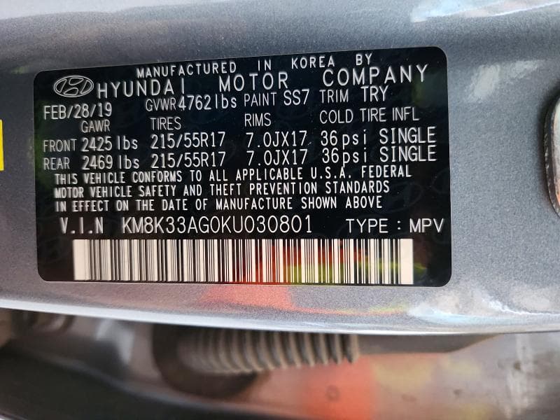 2019 HYUNDAI KONA LIMITED 13