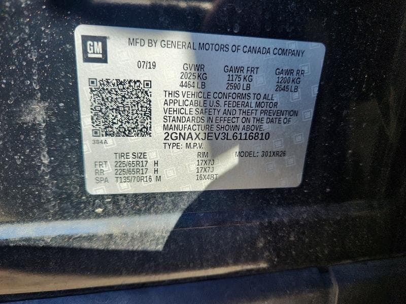 2020 CHEVROLET EQUINOX LT 13