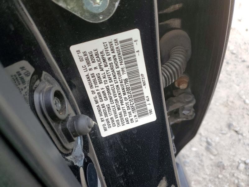 2018 HONDA CIVIC EX 13