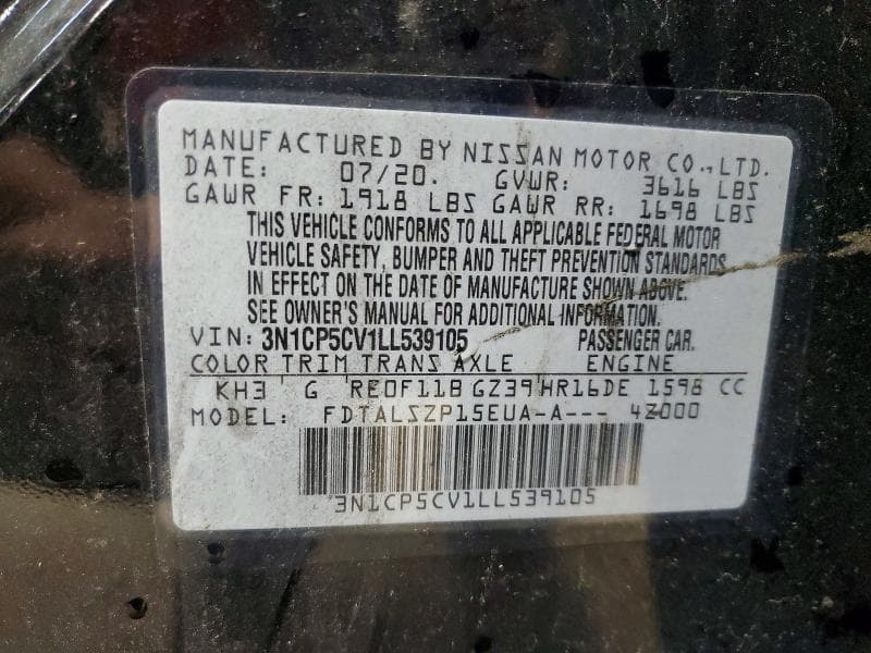 2020 NISSAN KICKS SV 13