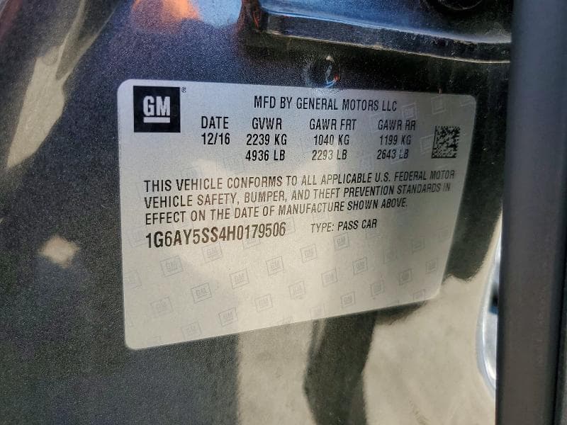 2017 CADILLAC CTS PREMIUM LUXURY 13