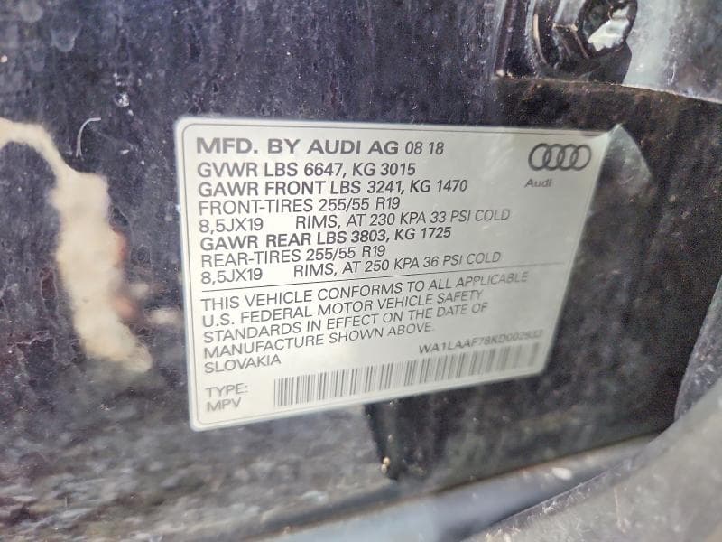 2019 AUDI Q7 PREMIUM PLUS 13