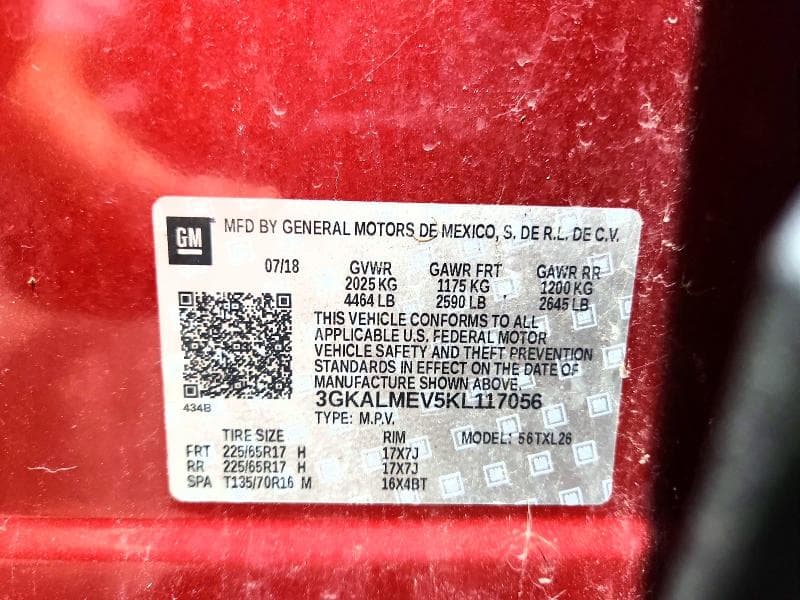 2019 GMC TERRAIN SLE 13
