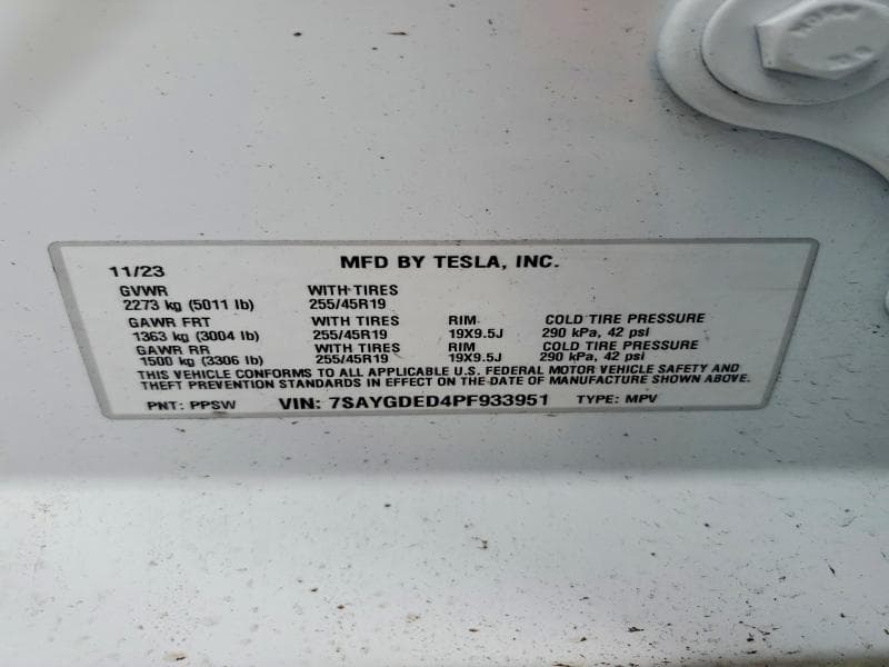 2023 TESLA MODEL Y 13