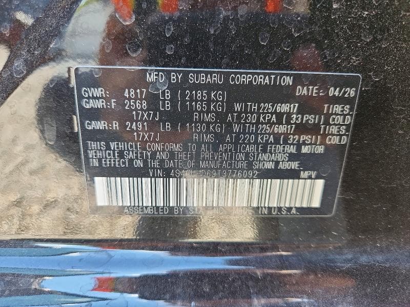 2026 SUBARU CROSSTREK PREMIUM 14