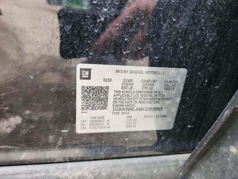 2019 GMC ACADIA SLE 13
