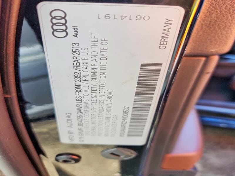2017 AUDI A4 PREMIUM 13