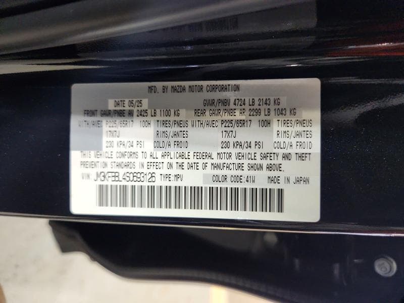 2025 MAZDA CX-5 SELECT 13