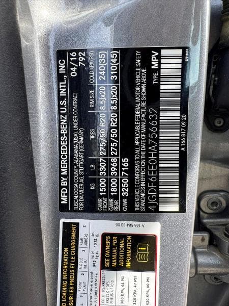 2017 MERCEDES-BENZ GLS 450 4MATIC 10