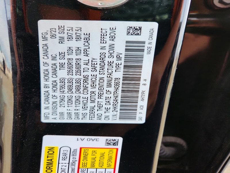 2023 HONDA CR-V EX 13