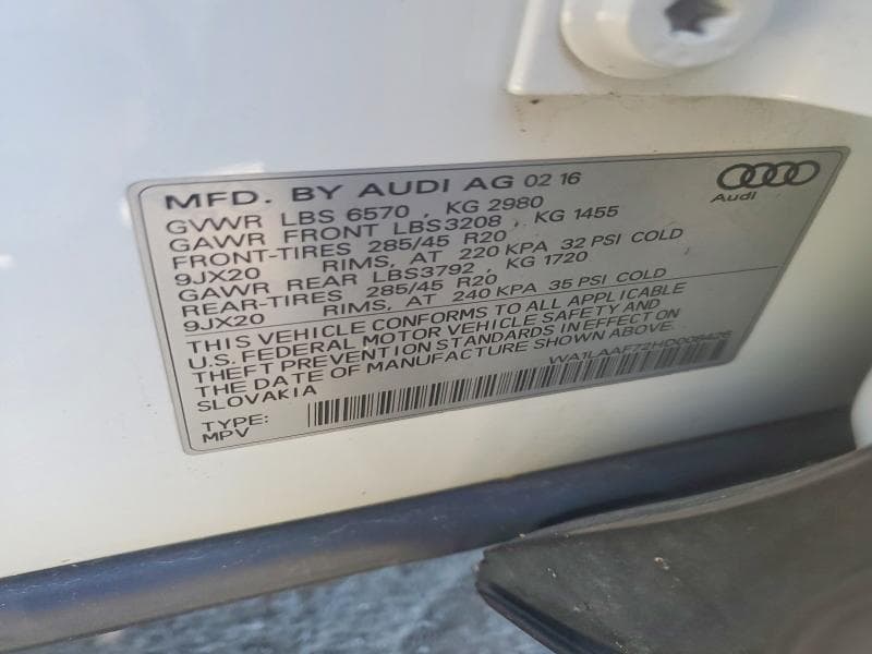 2017 AUDI Q7 PREMIUM PLUS 13