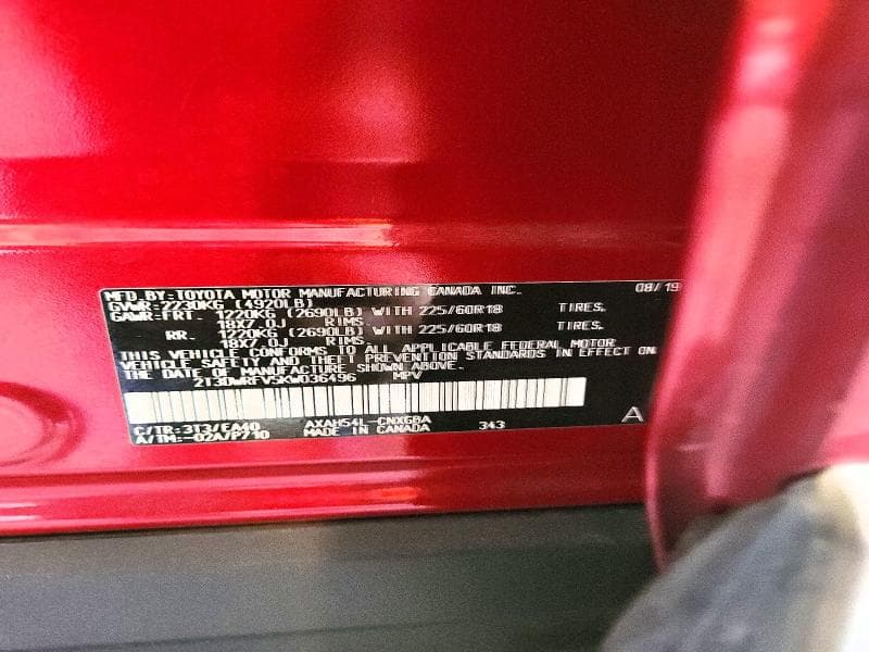2019 TOYOTA RAV4 LIMITED 13