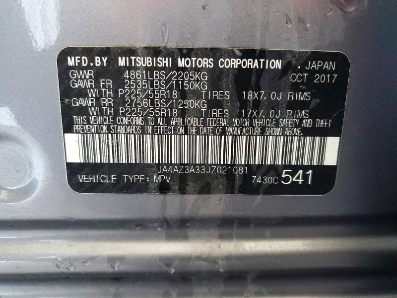 2018 MITSUBISHI OUTLANDER SE 13