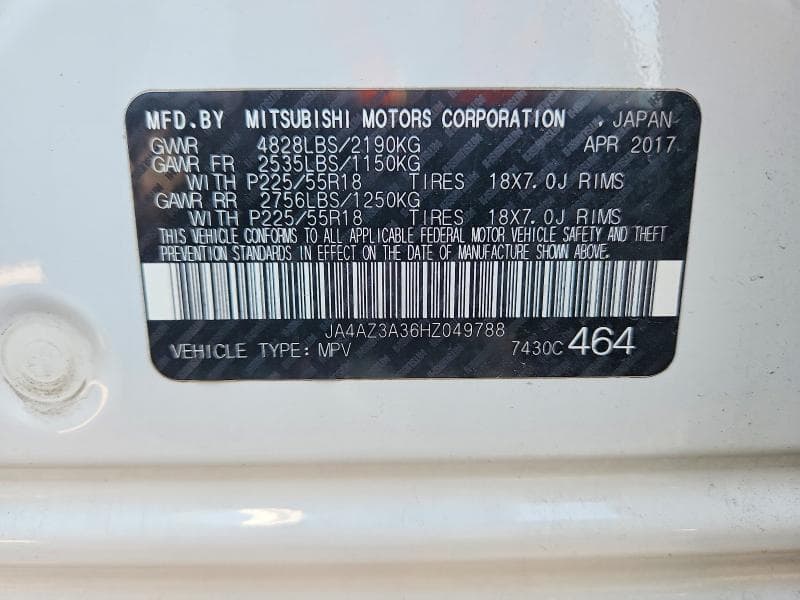 2017 MITSUBISHI OUTLANDER SE 13