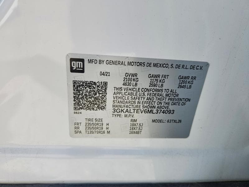 2021 GMC TERRAIN SLE 14