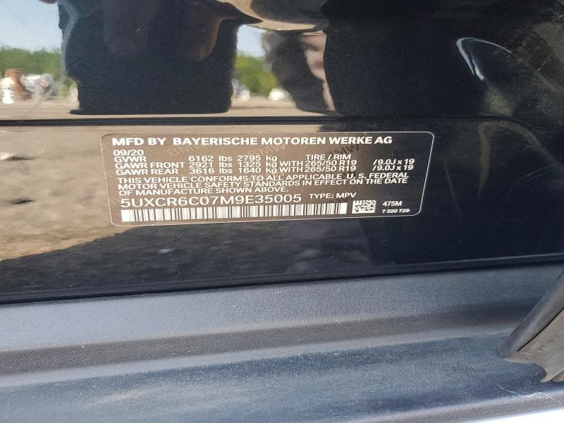 2021 BMW X5 XDRIVE40I 12