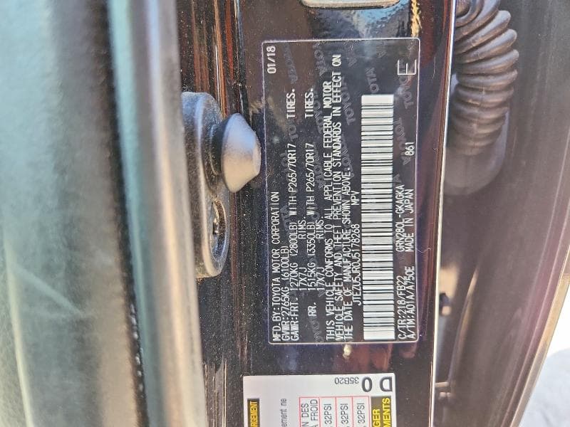 2018 TOYOTA 4RUNNER SR5 13