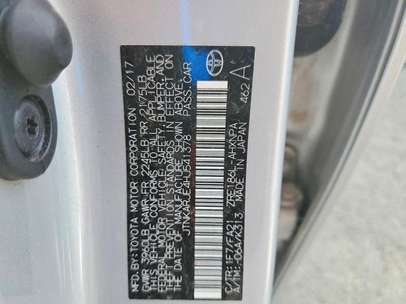 2017 TOYOTA COROLLA IM BASE 13