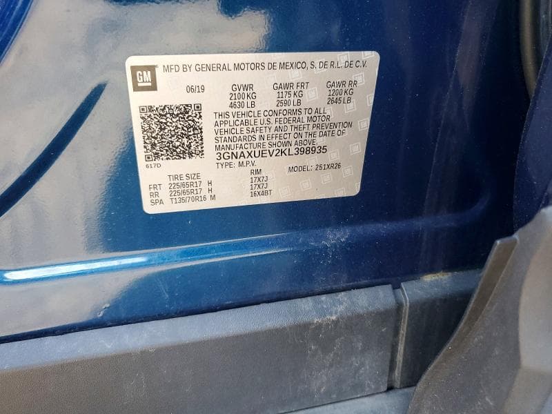 2019 CHEVROLET EQUINOX LT 14