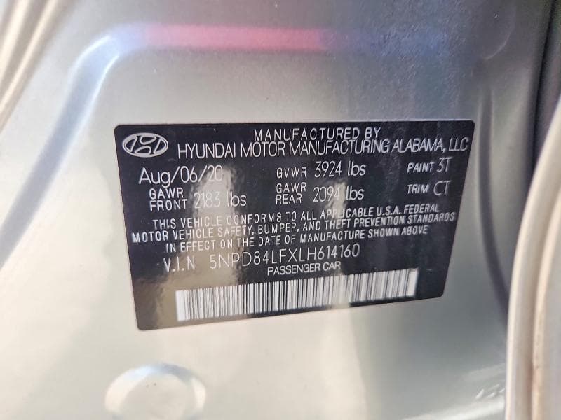 2020 HYUNDAI ELANTRA SEL 13
