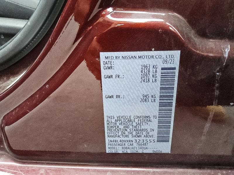 2024 NISSAN ALTIMA SV 13