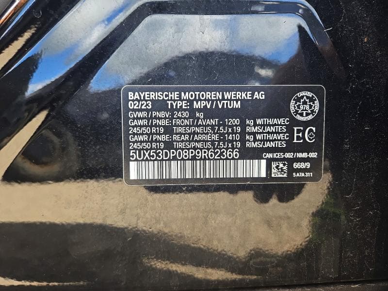 2023 BMW X3 XDRIVE30I 13
