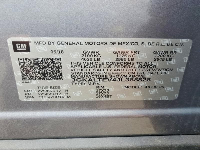 2018 GMC TERRAIN SLE 14