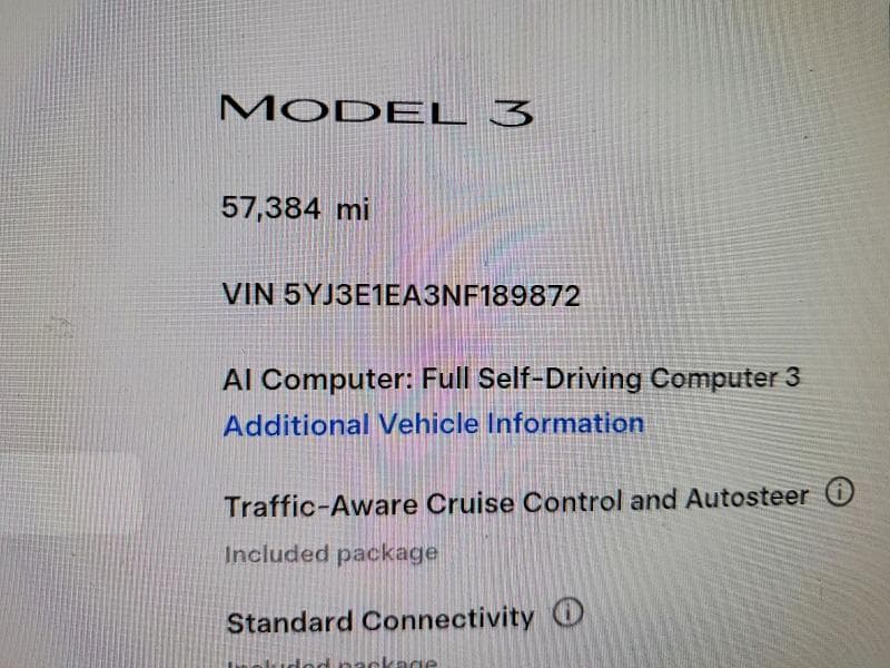 2022 TESLA MODEL 3 9